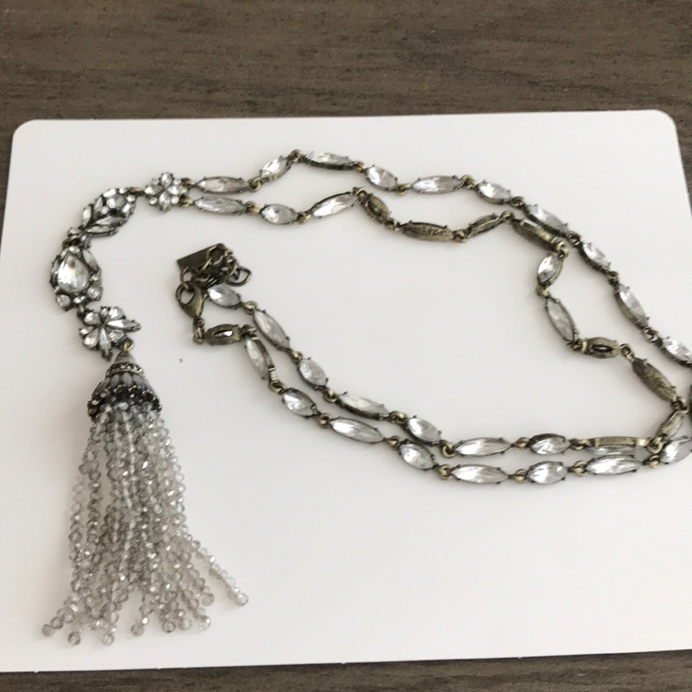 Bauble Bar Tinsel Beaded Necklace